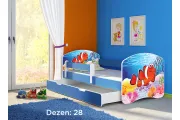 Krevet za decu BLUE SA FIOKOM 160X80 ACMA 2 45 dezena