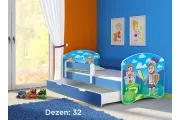 Krevet za decu BLUE SA FIOKOM 160X80 ACMA 2 45 dezena