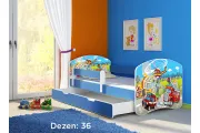 Krevet za decu BLUE SA FIOKOM 160X80 ACMA 2 45 dezena