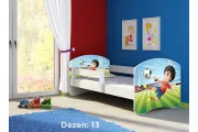 Deciji krevet WHITE 140X70 ACMA 2 45 dezena
