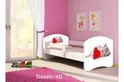 Deciji krevet WHITE 140X70 ACMA 2 45 dezena